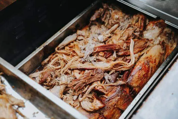 Hog roast at a wedding